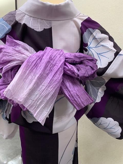 新品 小千谷縮 兵児帯 グラデーション 新品小千谷縮兵児帯